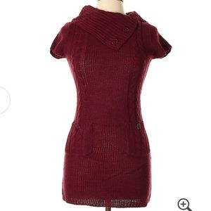 Body Central Size M Red Sweater Dress